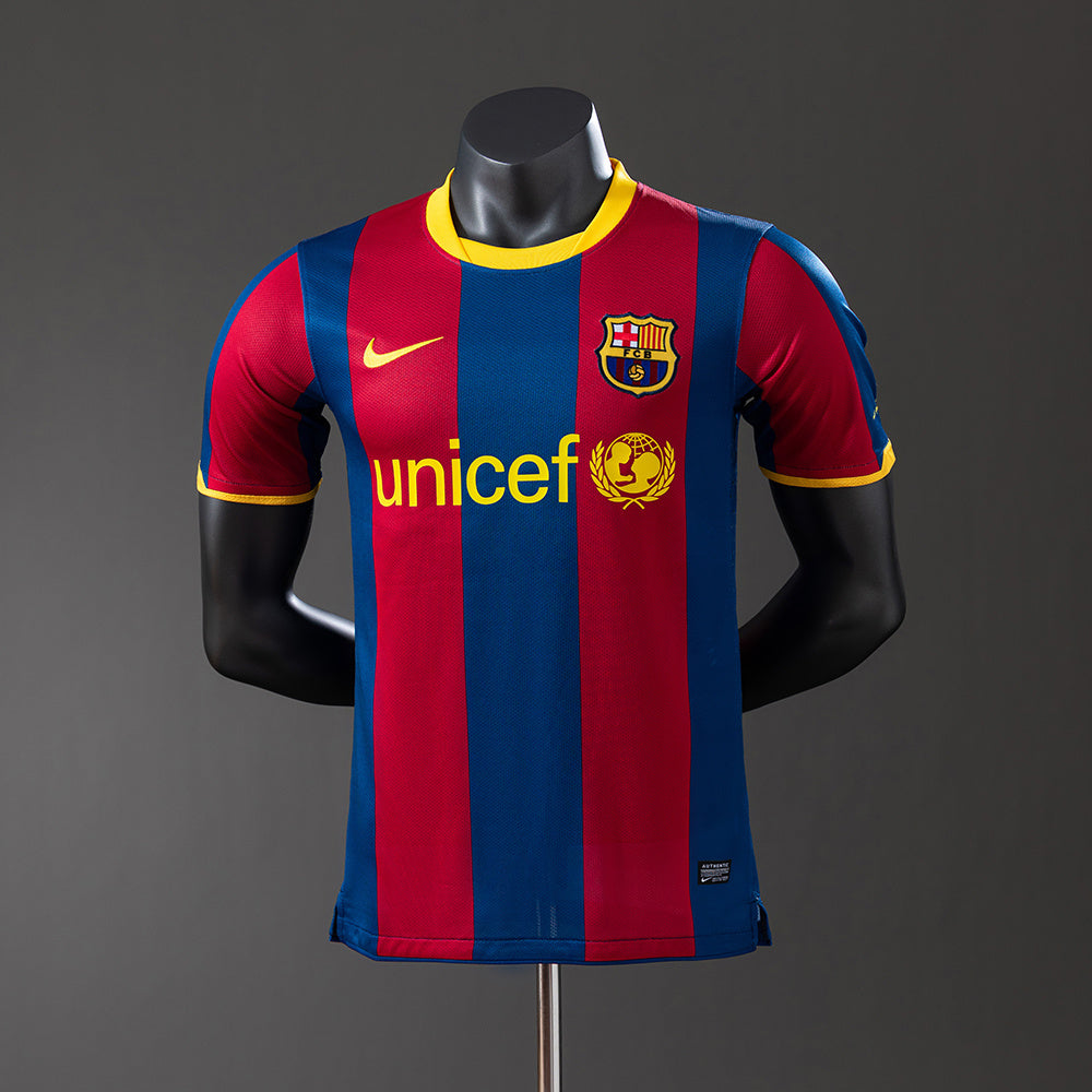 Barcelona 10/11 Home Player Version Retro Jersey